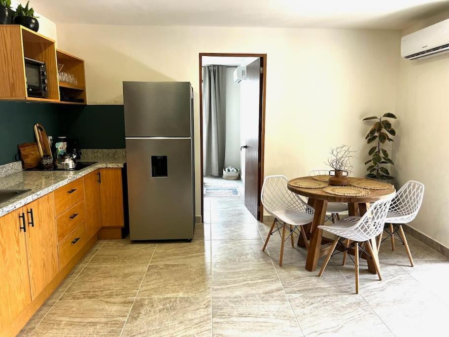 Cozy Apartment With Pool In Bacalar Center Bagian luar foto