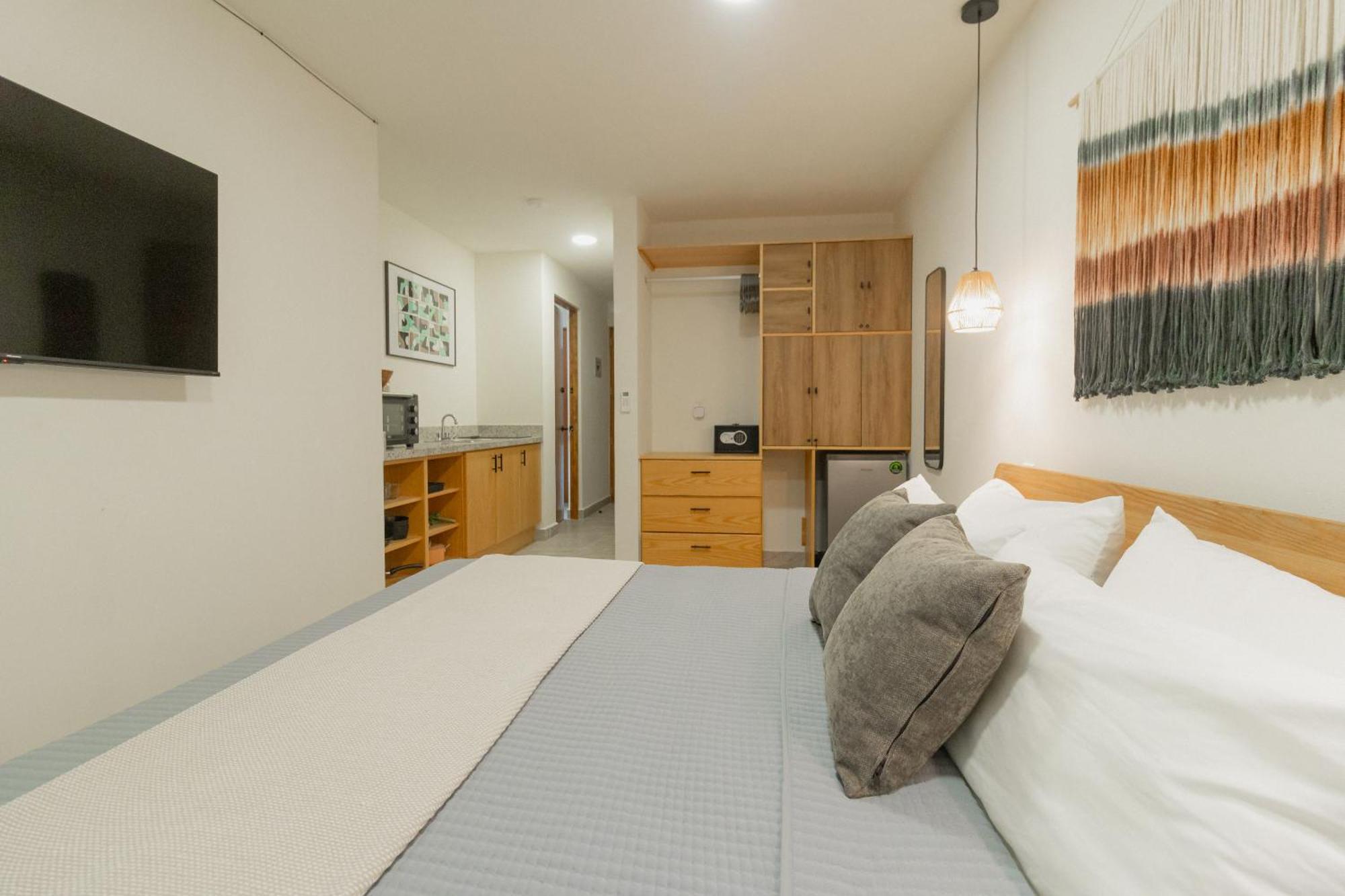 Cozy Apartment With Pool In Bacalar Center Bagian luar foto