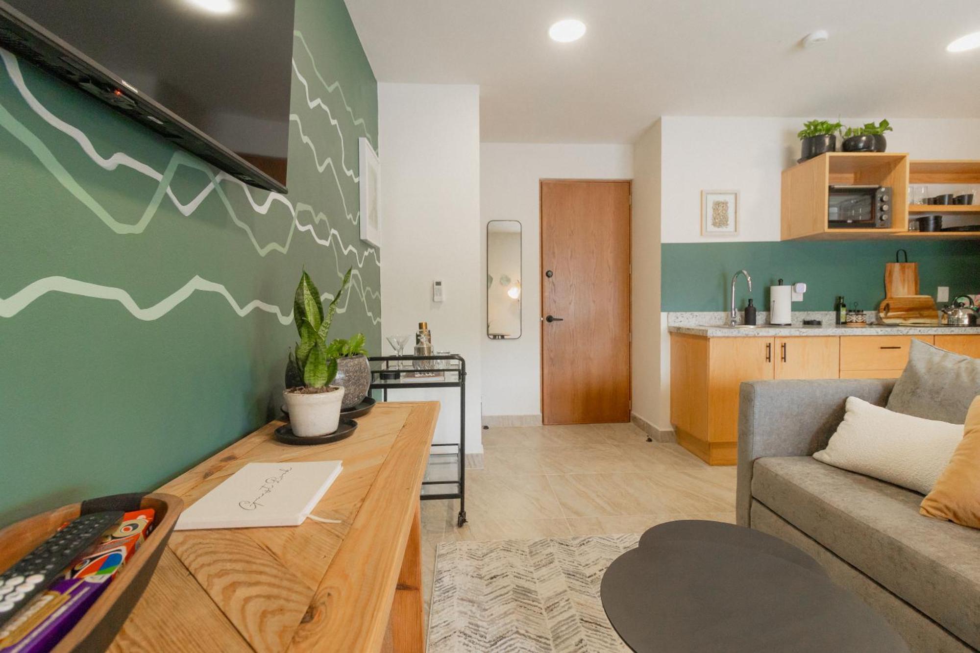 Cozy Apartment With Pool In Bacalar Center Bagian luar foto